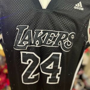 Kobe Bryant Black and White Lakers Jersey